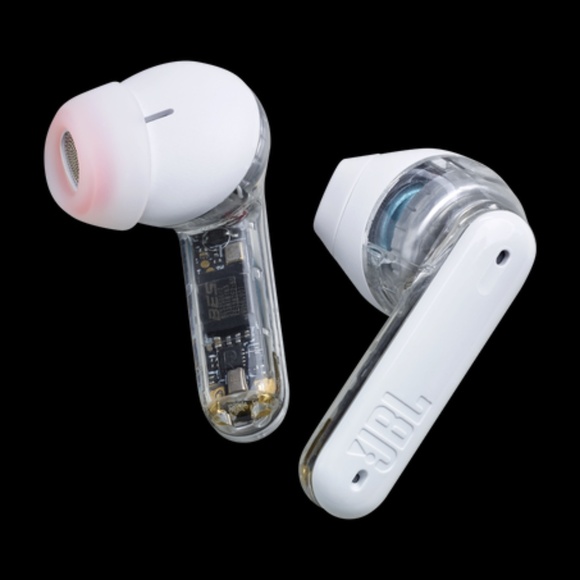 JBL Tune Flex 2,Ghost Edition Earbud Noise-Cancelling Bluetooth Earphones -White - Picture 5 of 10